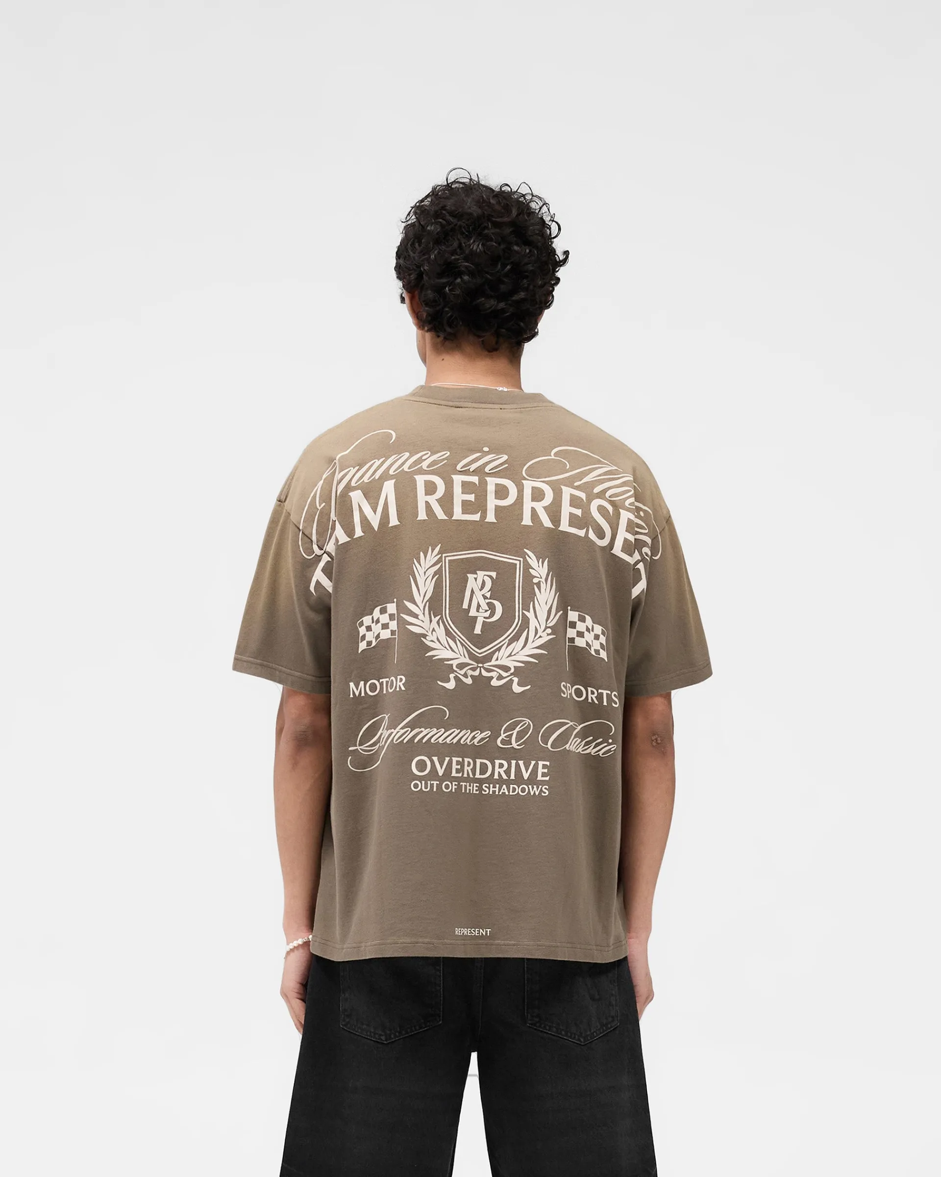 Represent Crest T-Shirt - Dark Taupe> T-Shirts