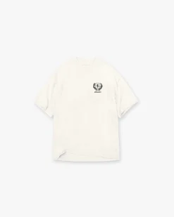 Represent Crest T-Shirt - Flat White> T-Shirts