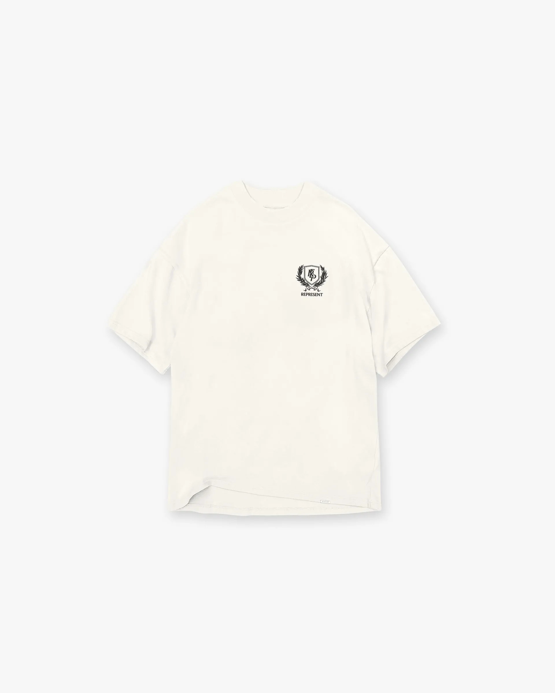 Represent Crest T-Shirt - Flat White> T-Shirts