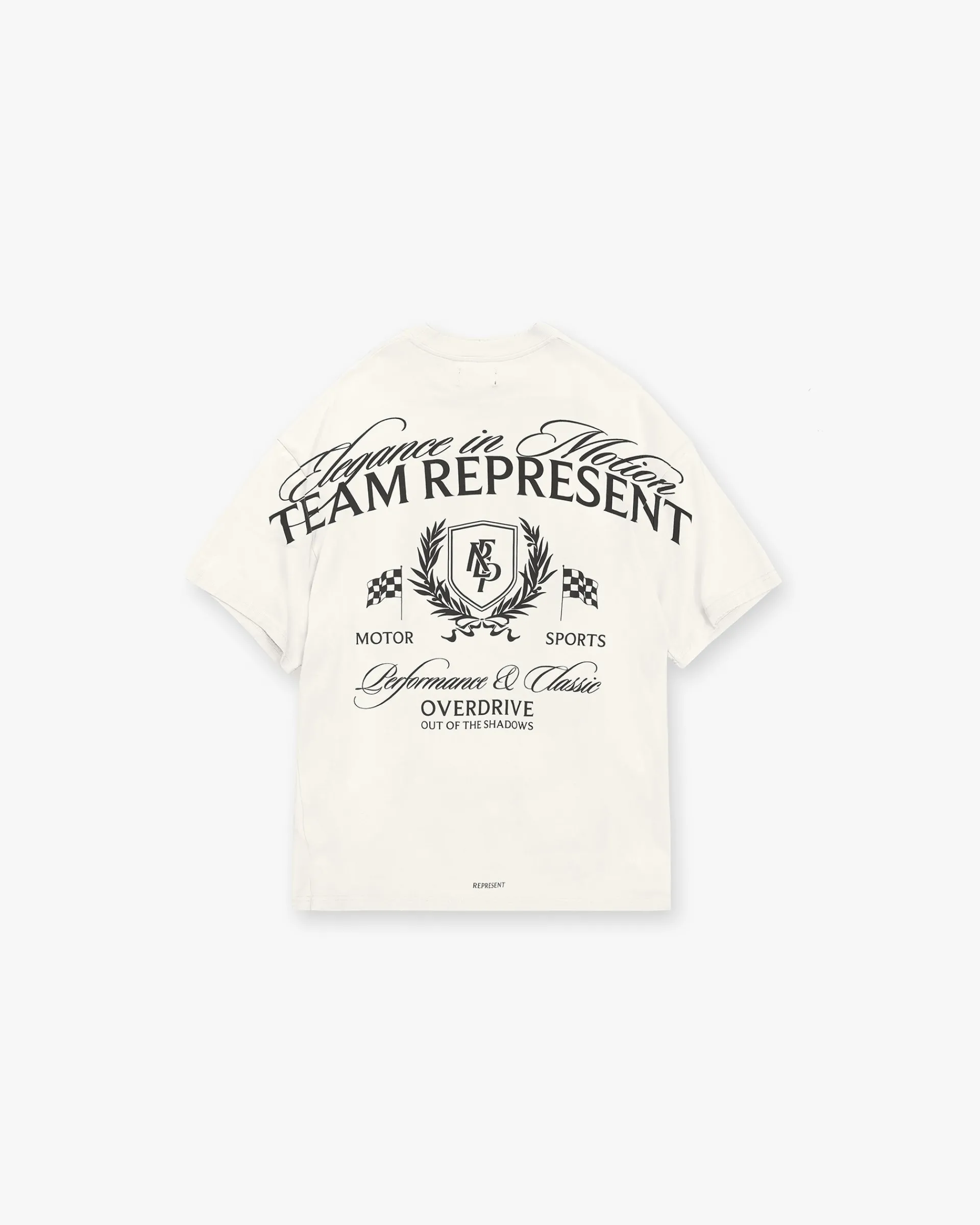 Represent Crest T-Shirt - Flat White> T-Shirts