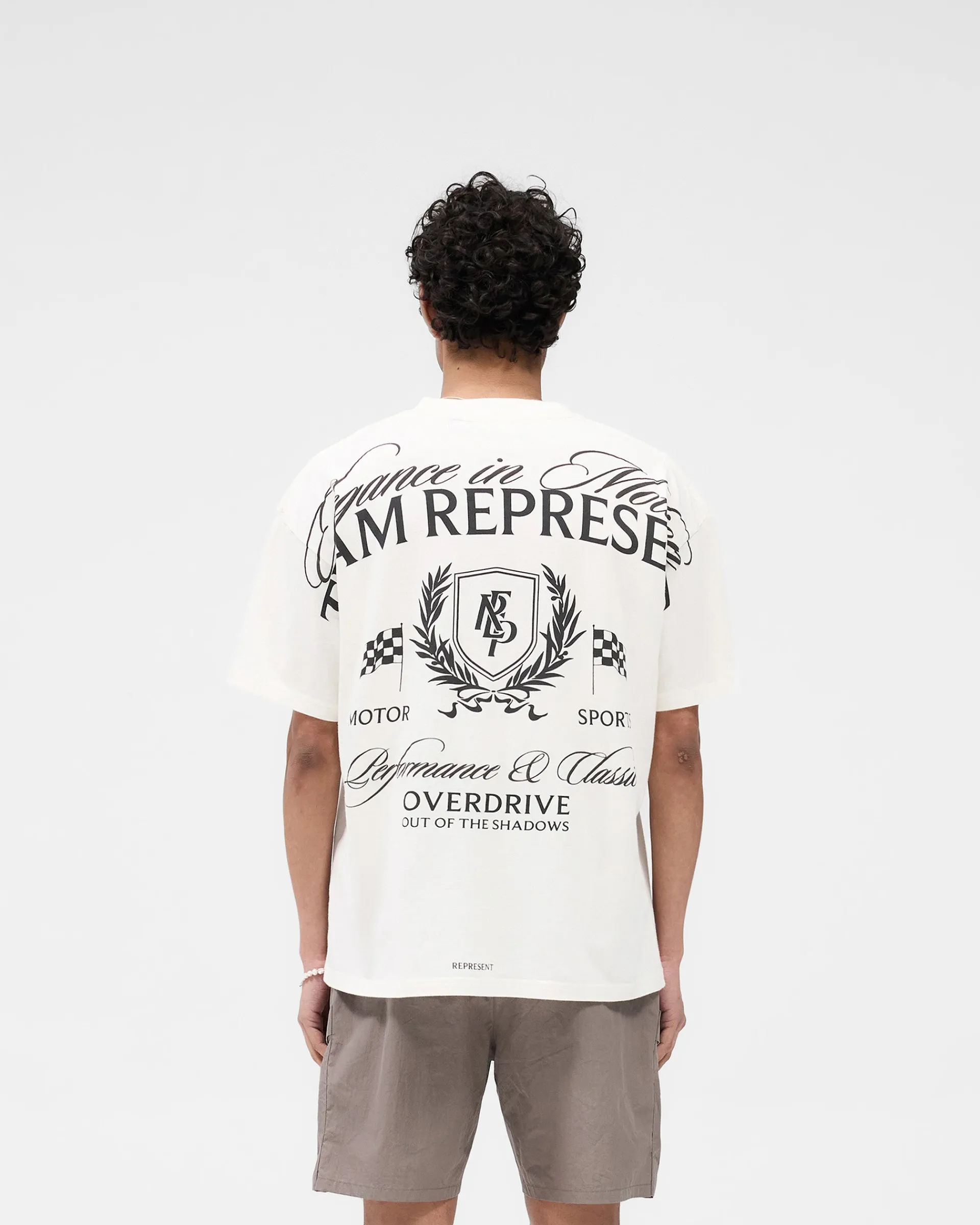 Represent Crest T-Shirt - Flat White> T-Shirts