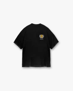 Represent Crest T-Shirt - Vintage Black> T-Shirts
