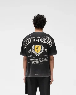 Represent Crest T-Shirt - Vintage Black><noscript><img width=