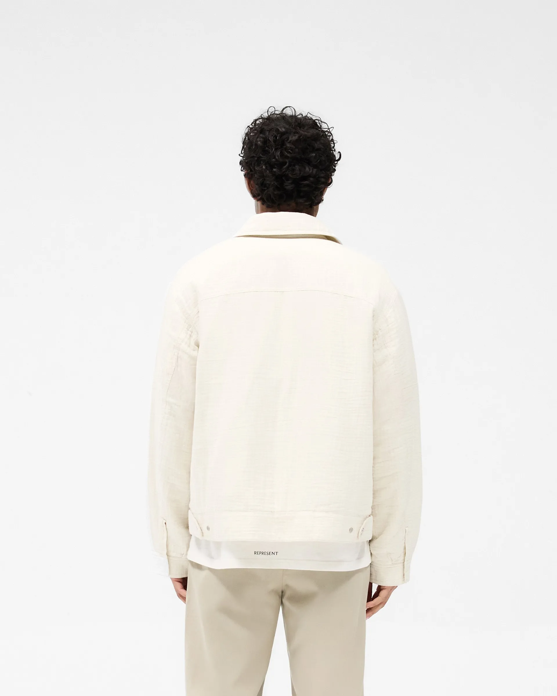 Represent Crinkle Trucker Jacket -> Outerwear