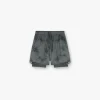 Represent 247 Distance 2-In-1 Short Printed - Dark Green> Bottoms/Shorts