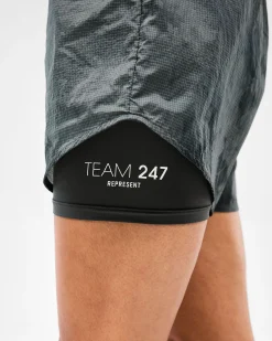 Represent 247 Distance 2-In-1 Short Printed - Dark Green><noscript><img width=