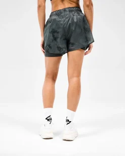 Represent 247 Distance 2-In-1 Short Printed - Dark Green><noscript><img width=