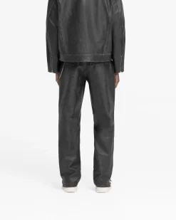 Represent Distressed Leather Pant -><noscript><img width=