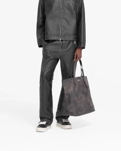 Represent Distressed Leather Pant -><noscript><img width=