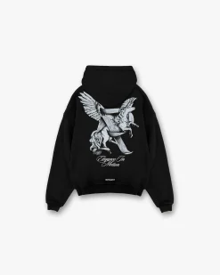 Represent Elegance In Motion Hoodie - Jet Black> Hoodies