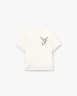 Represent Elegance In Motion T-Shirt - Flat White> T-Shirts
