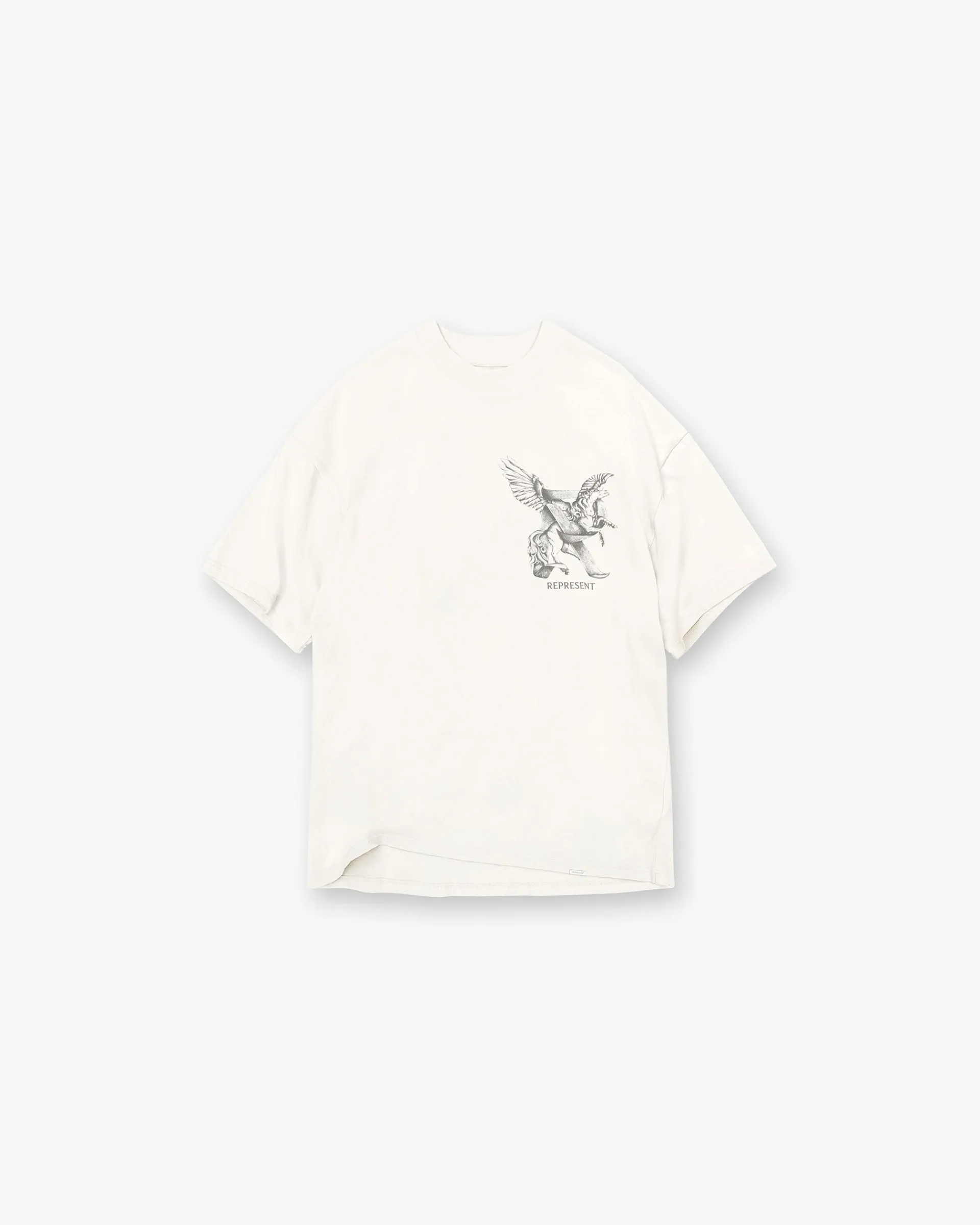 Represent Elegance In Motion T-Shirt - Flat White> T-Shirts