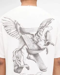 Represent Elegance In Motion T-Shirt - Flat White><noscript><img width=