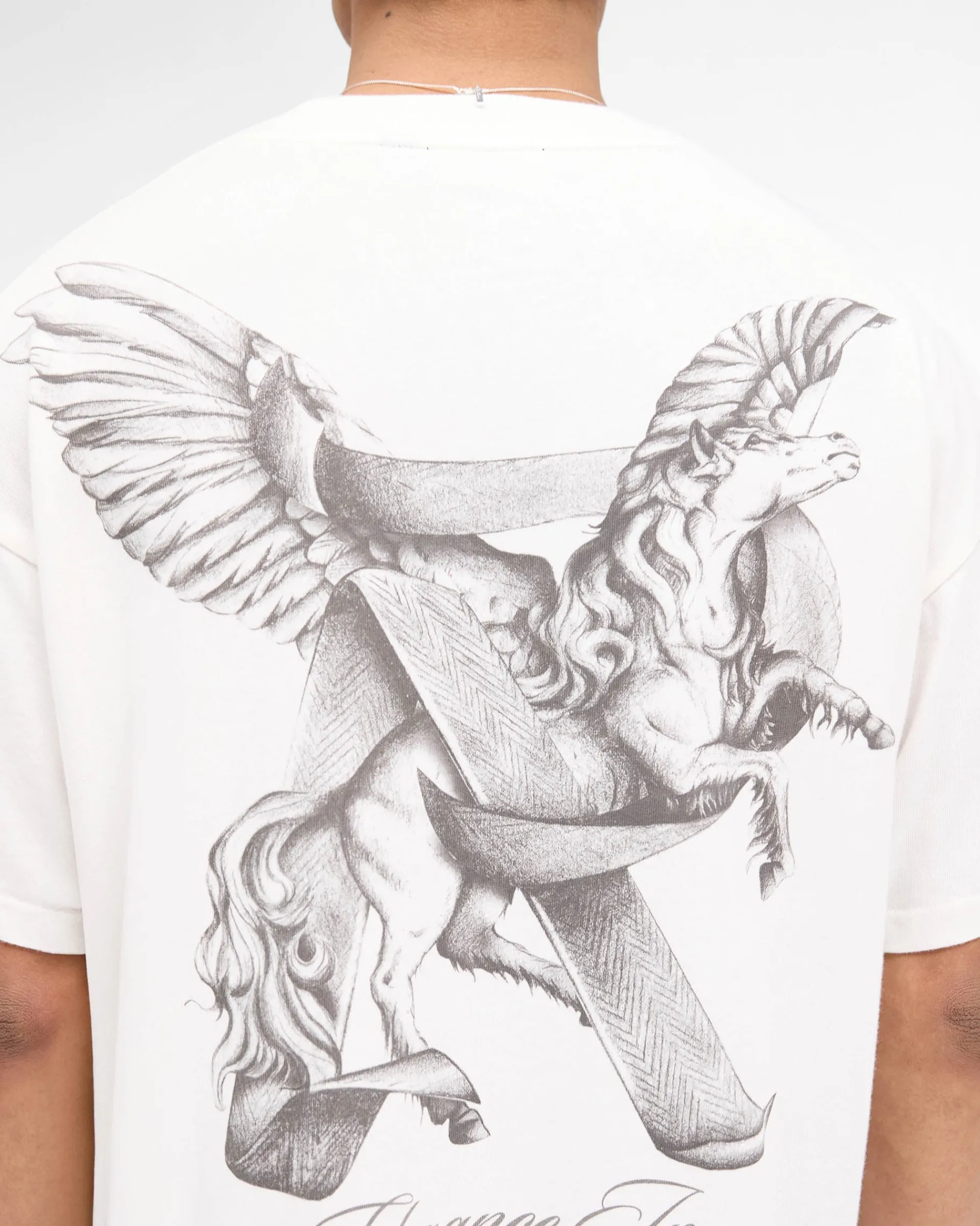 Represent Elegance In Motion T-Shirt - Flat White> T-Shirts