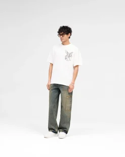 Represent Elegance In Motion T-Shirt - Flat White><noscript><img width=