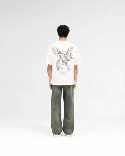 Represent Elegance In Motion T-Shirt - Flat White><noscript><img width=