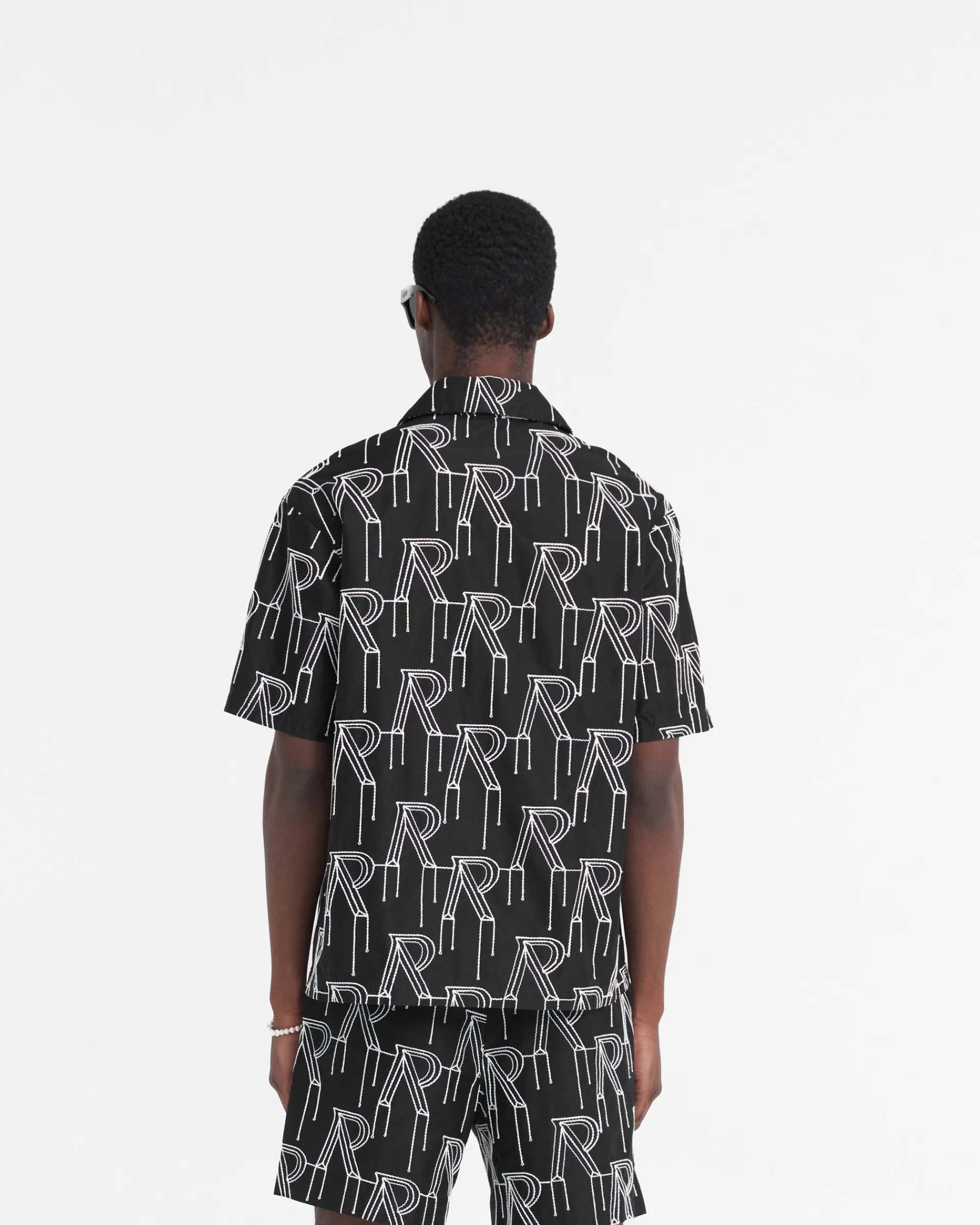 Represent Embroidered Initial Overshirt -> Shirts