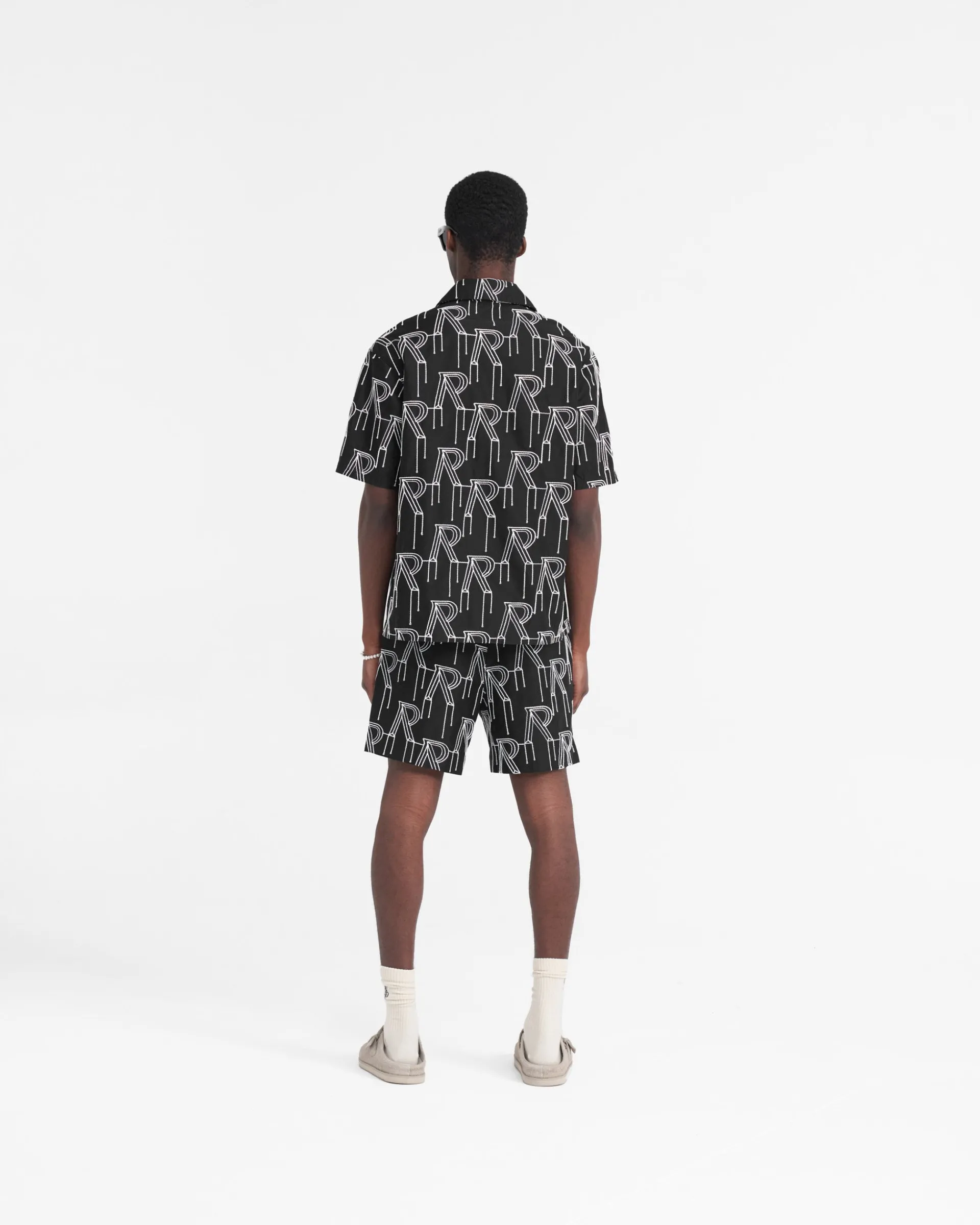 Represent Embroidered Initial Overshirt -> Shirts