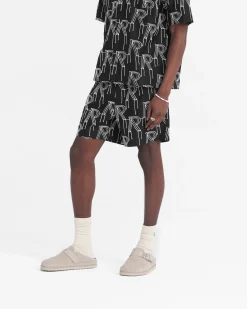 Represent Embroidered Initial Tailored Short -> Shorts