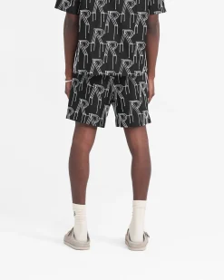 Represent Embroidered Initial Tailored Short -><noscript><img width=