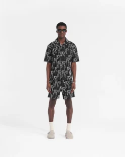 Represent Embroidered Initial Tailored Short -><noscript><img width=
