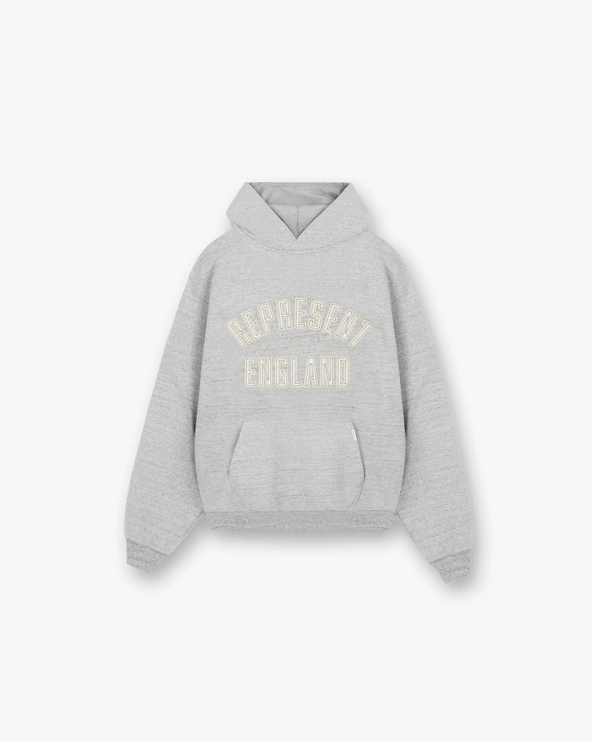 Represent England Applique Hoodie - Grey Marl> Hoodies