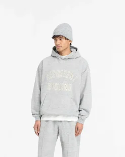 Represent England Applique Hoodie - Grey Marl> Hoodies