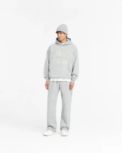 Represent England Applique Hoodie - Grey Marl><noscript><img width=