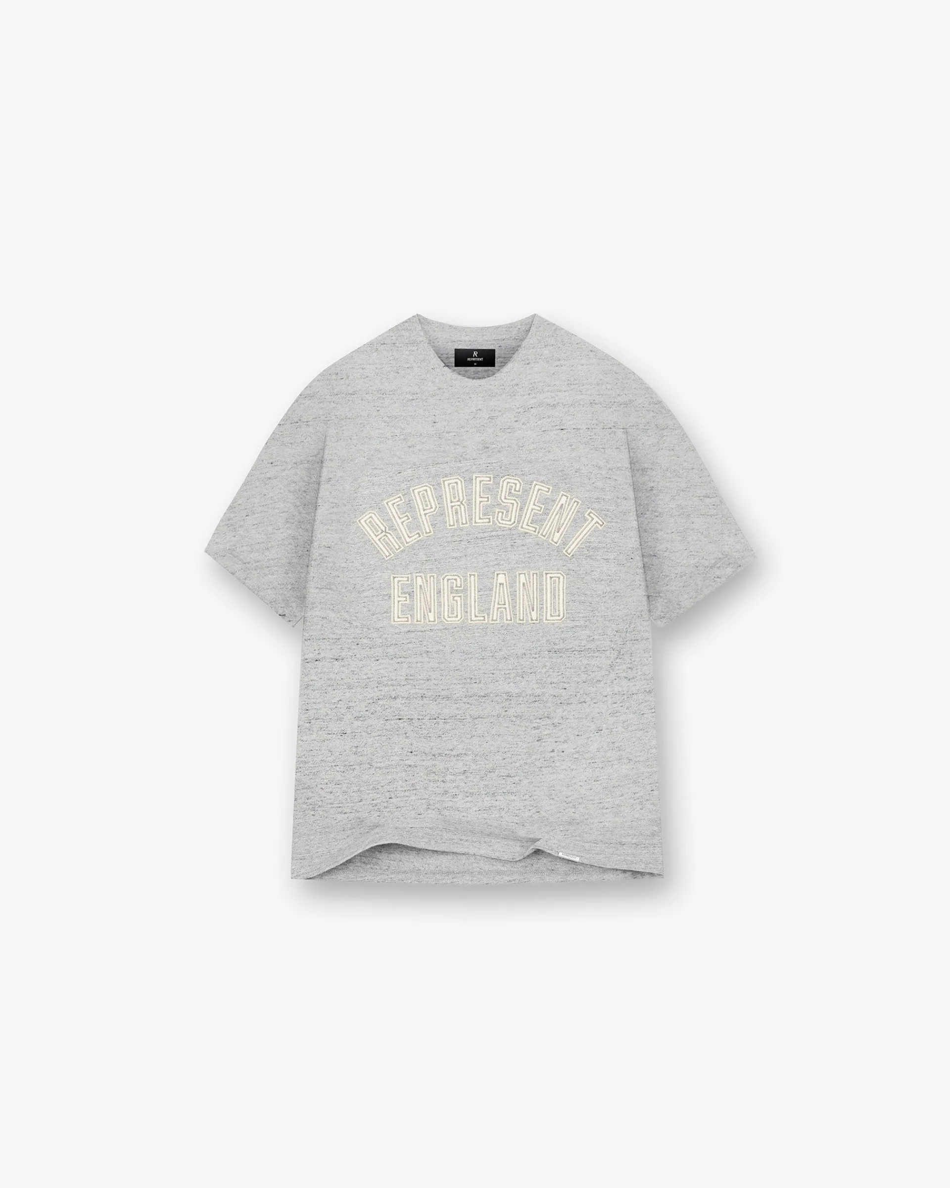 Represent England Applique T-Shirt - Grey Marl> T-Shirts