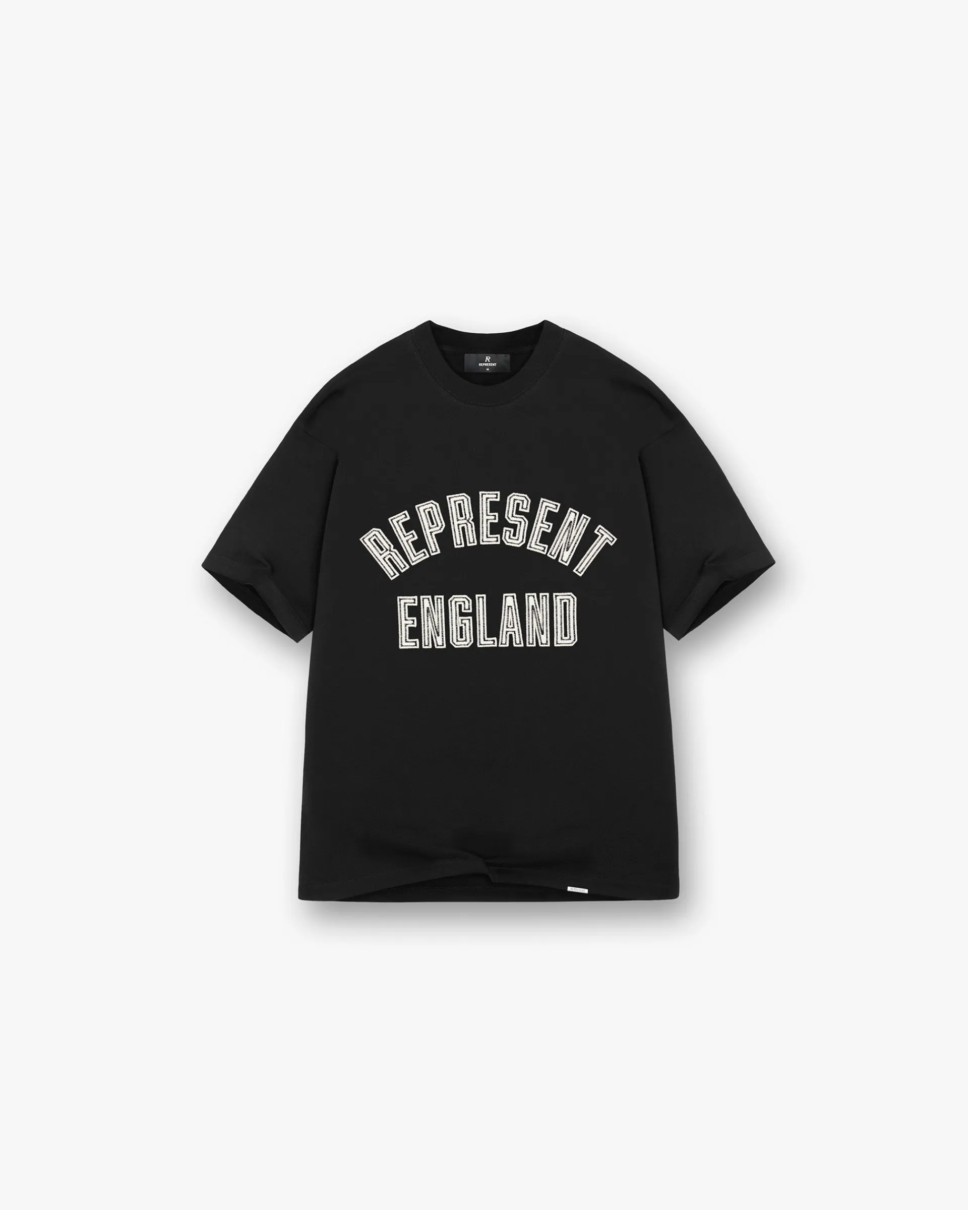 Represent England Applique T-Shirt - Jet Black> T-Shirts