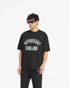 Represent England Applique T-Shirt - Jet Black> T-Shirts