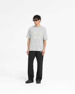 Represent England Applique T-Shirt - Grey Marl><noscript><img width=