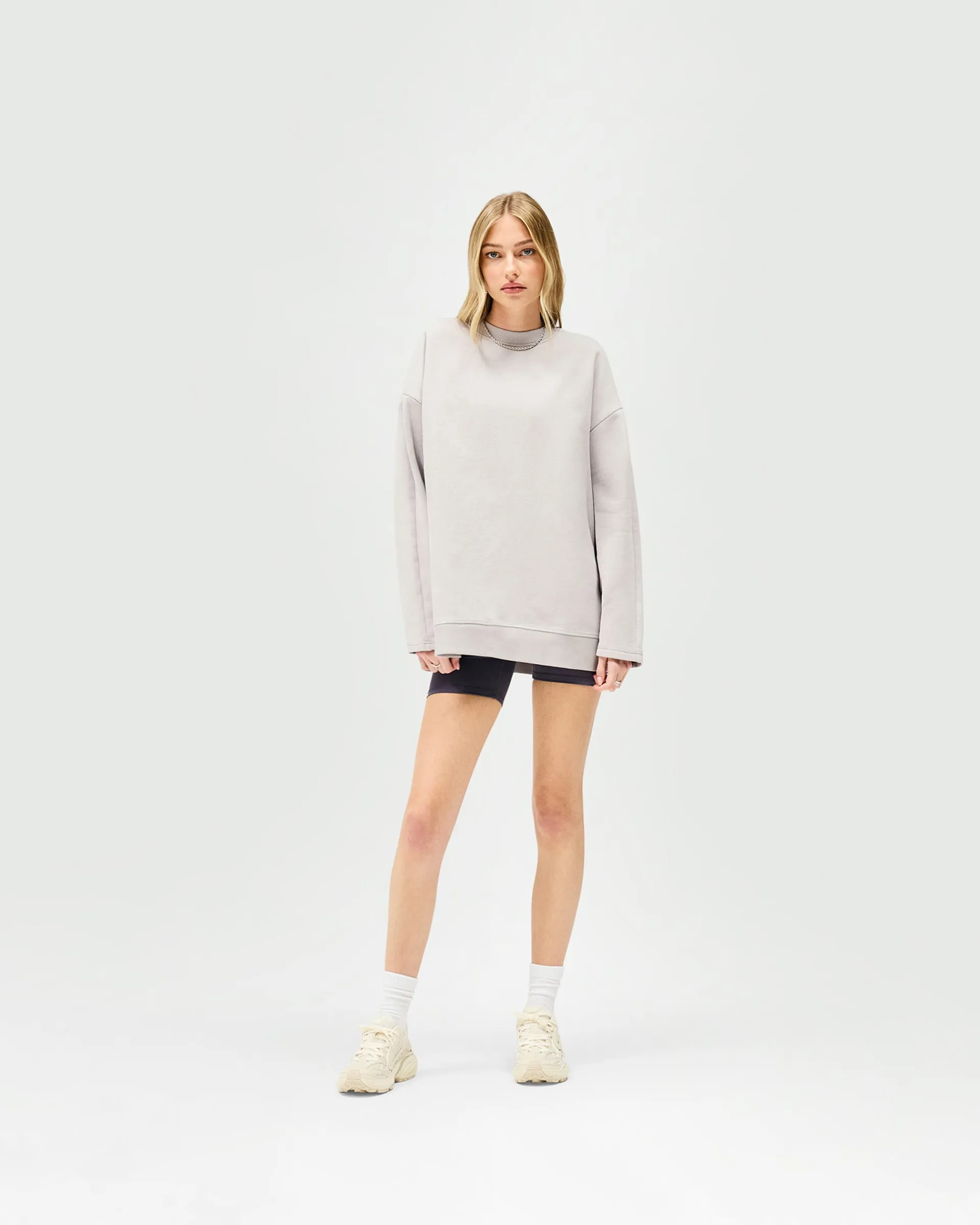 Represent Epic Raglan Sweater - Light Grey> Tops/Sweaters