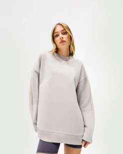 Represent Epic Raglan Sweater - Light Grey><noscript><img width=