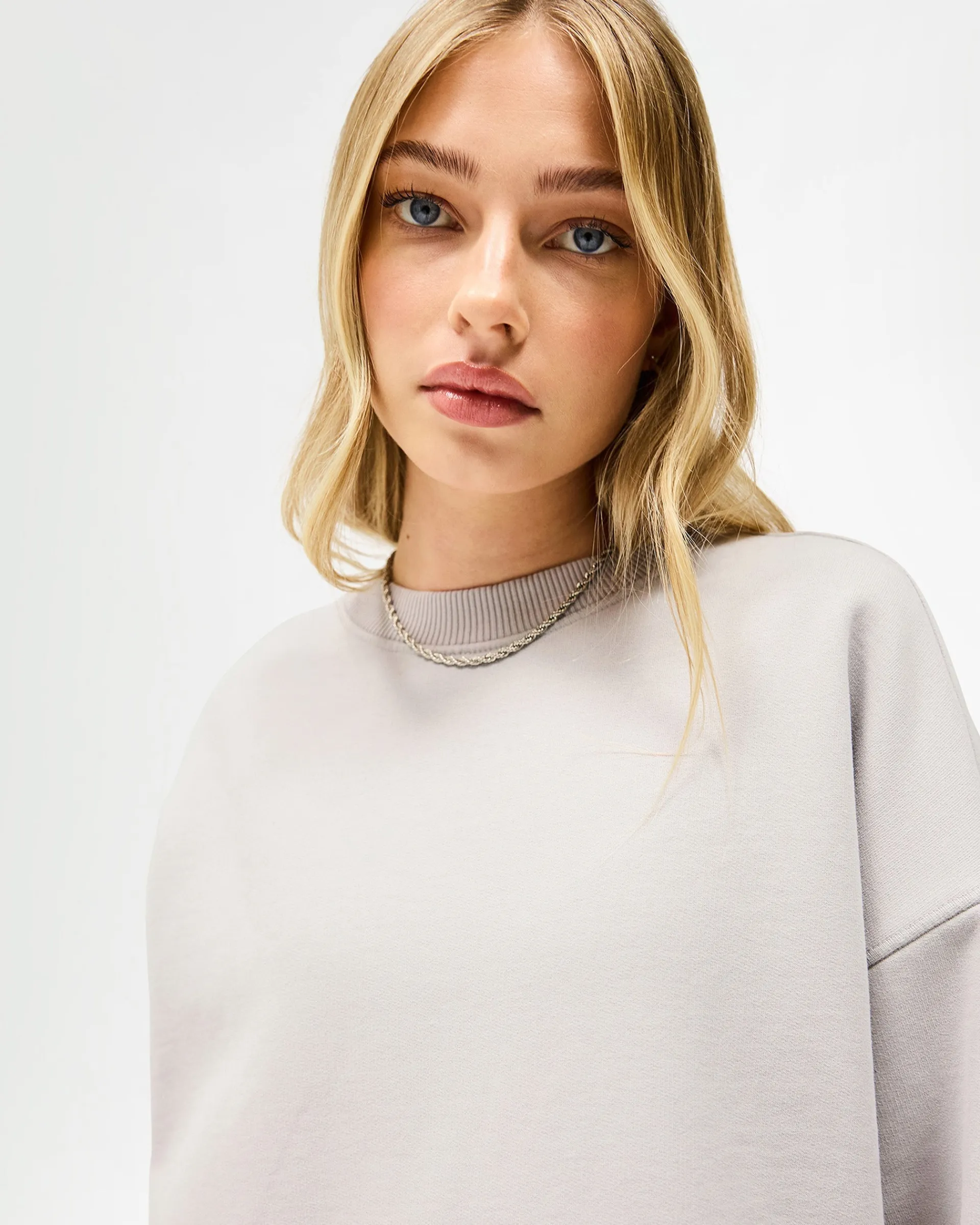 Represent Epic Raglan Sweater - Light Grey> Tops/Sweaters