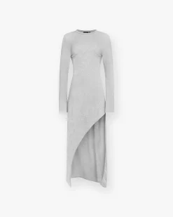 Represent Flow Dress - Grey Marl> Dresses