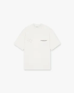 Represent 247 Future Terrains Oversized T-Shirt - Flat White> T-Shirts