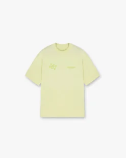 Represent 247 Future Terrains Oversized T-Shirt - Shadow Lime> T-Shirts