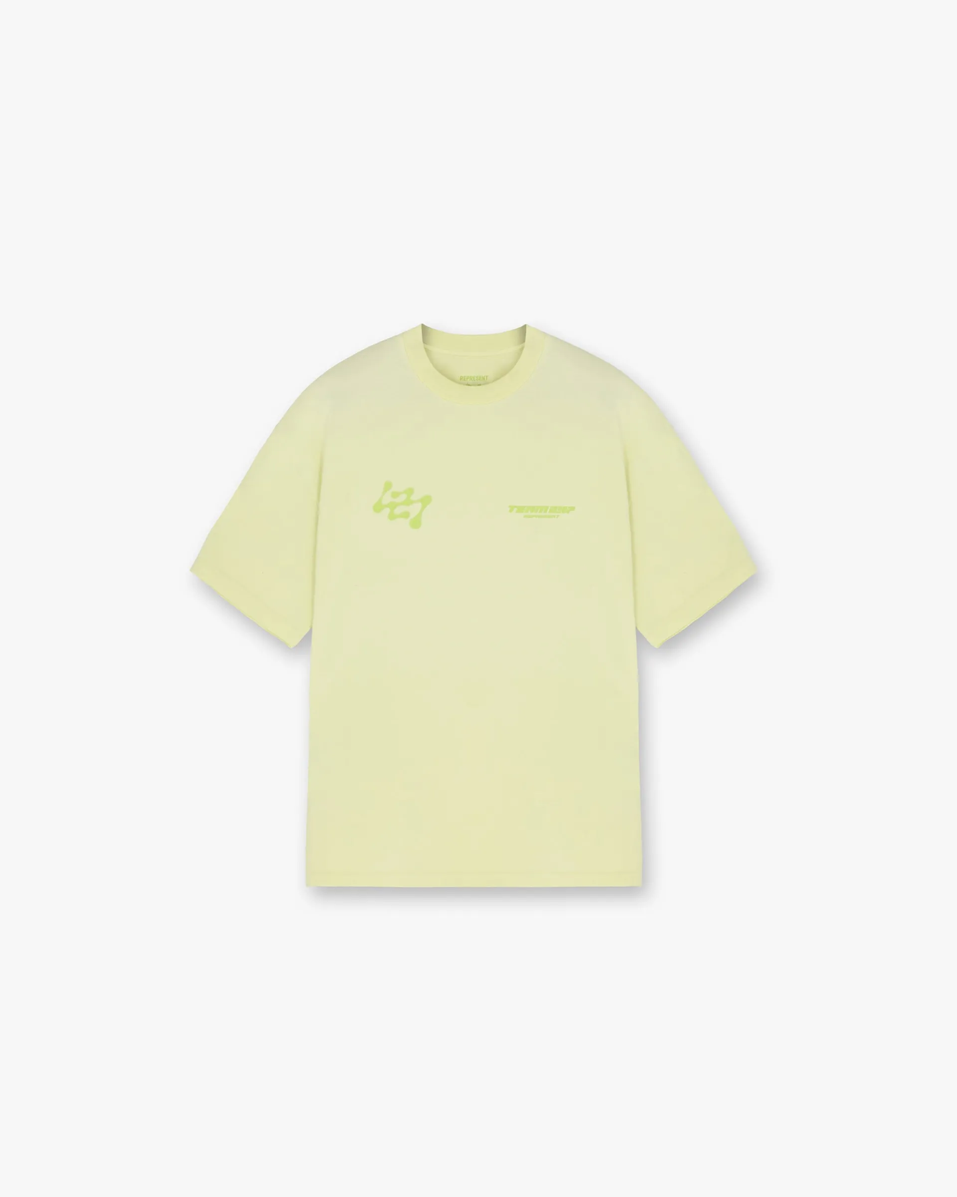 Represent 247 Future Terrains Oversized T-Shirt - Shadow Lime> T-Shirts