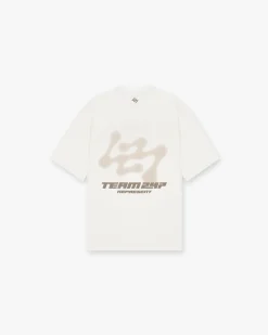 Represent 247 Future Terrains Oversized T-Shirt - Flat White> T-Shirts