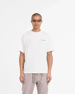 Represent 247 Future Terrains Oversized T-Shirt - Flat White><noscript><img width=