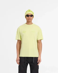 Represent 247 Future Terrains Oversized T-Shirt - Shadow Lime><noscript><img width=