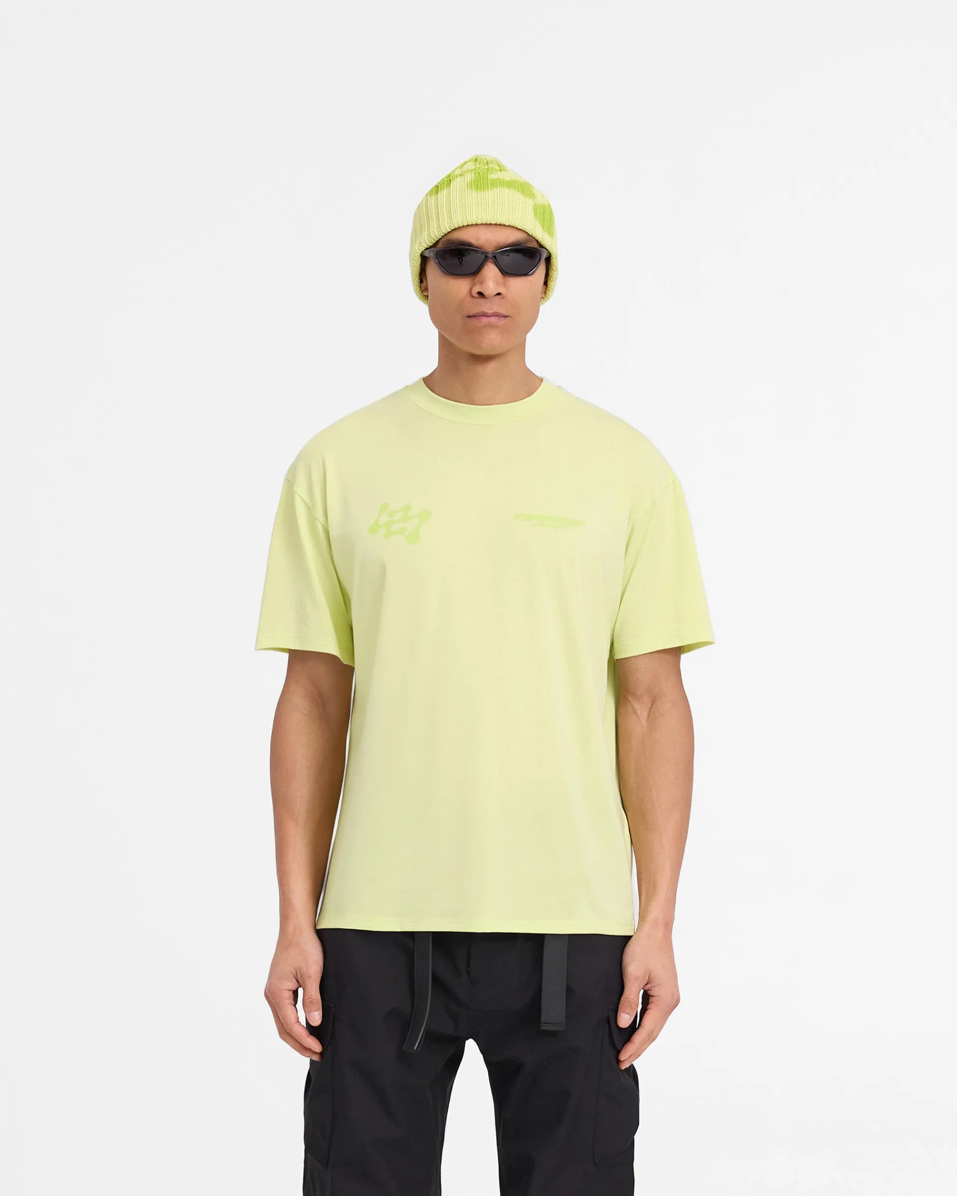 Represent 247 Future Terrains Oversized T-Shirt - Shadow Lime> T-Shirts