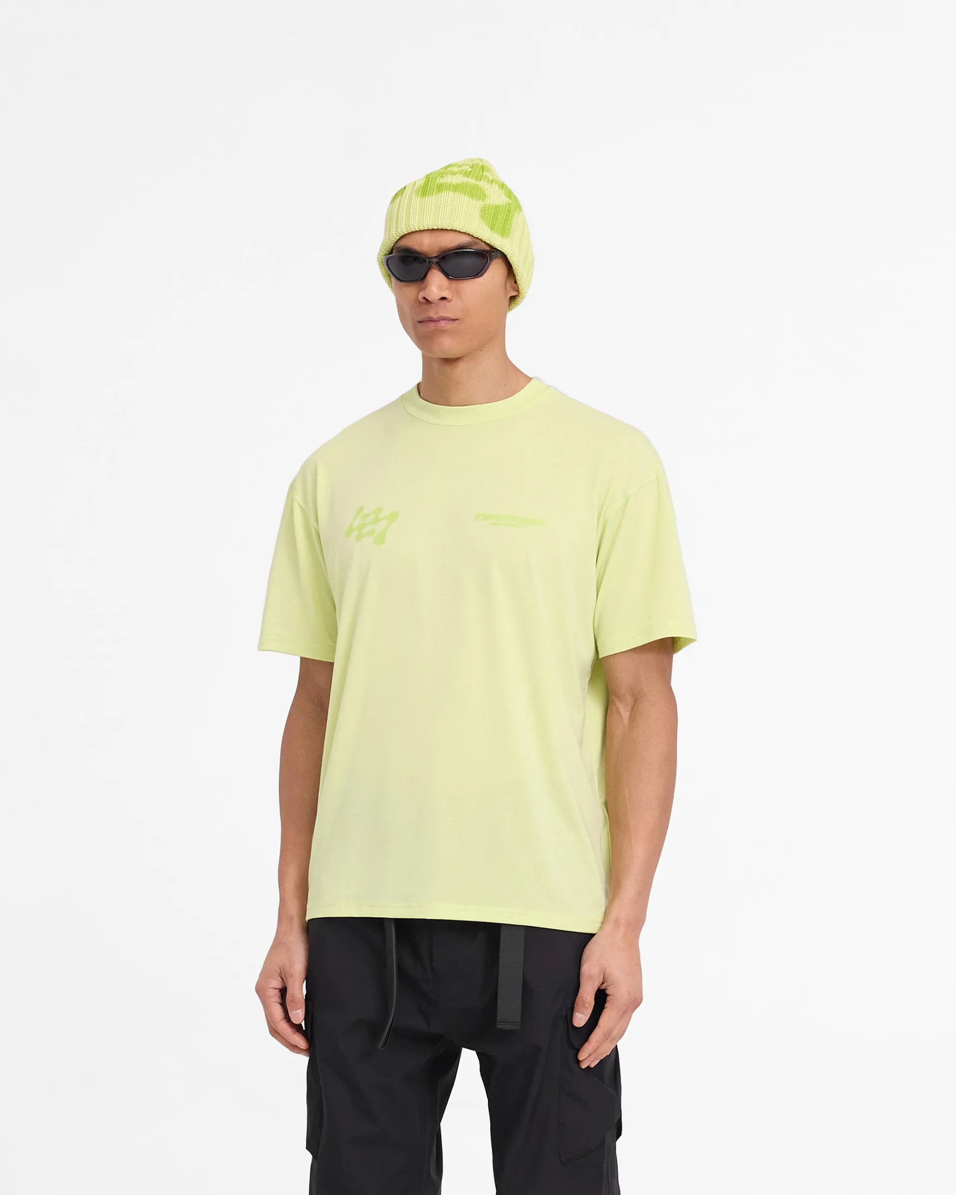 Represent 247 Future Terrains Oversized T-Shirt - Shadow Lime> T-Shirts
