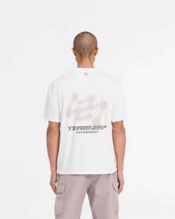Represent 247 Future Terrains Oversized T-Shirt - Flat White><noscript><img width=