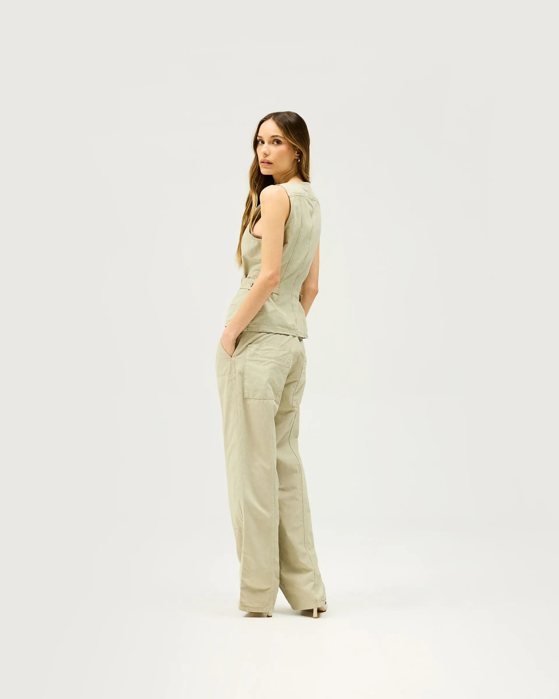 Represent Galaxy Jean - Mid Green> Bottoms/Jeans
