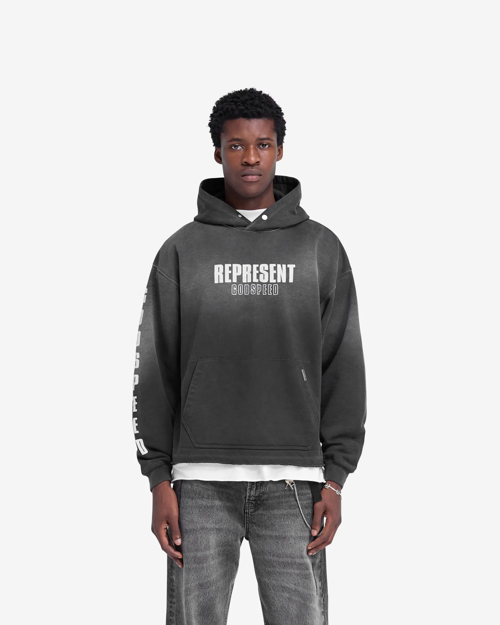 Represent Godspeed Hoodie - Aged Black> Hoodies