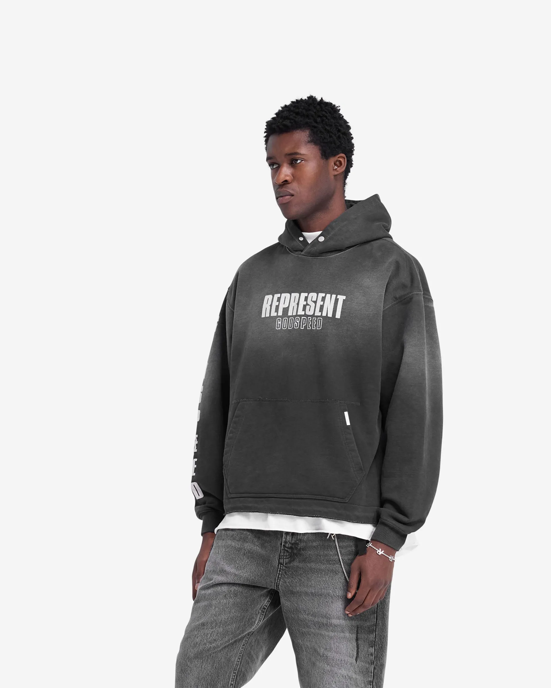 Represent Godspeed Hoodie - Aged Black> Hoodies