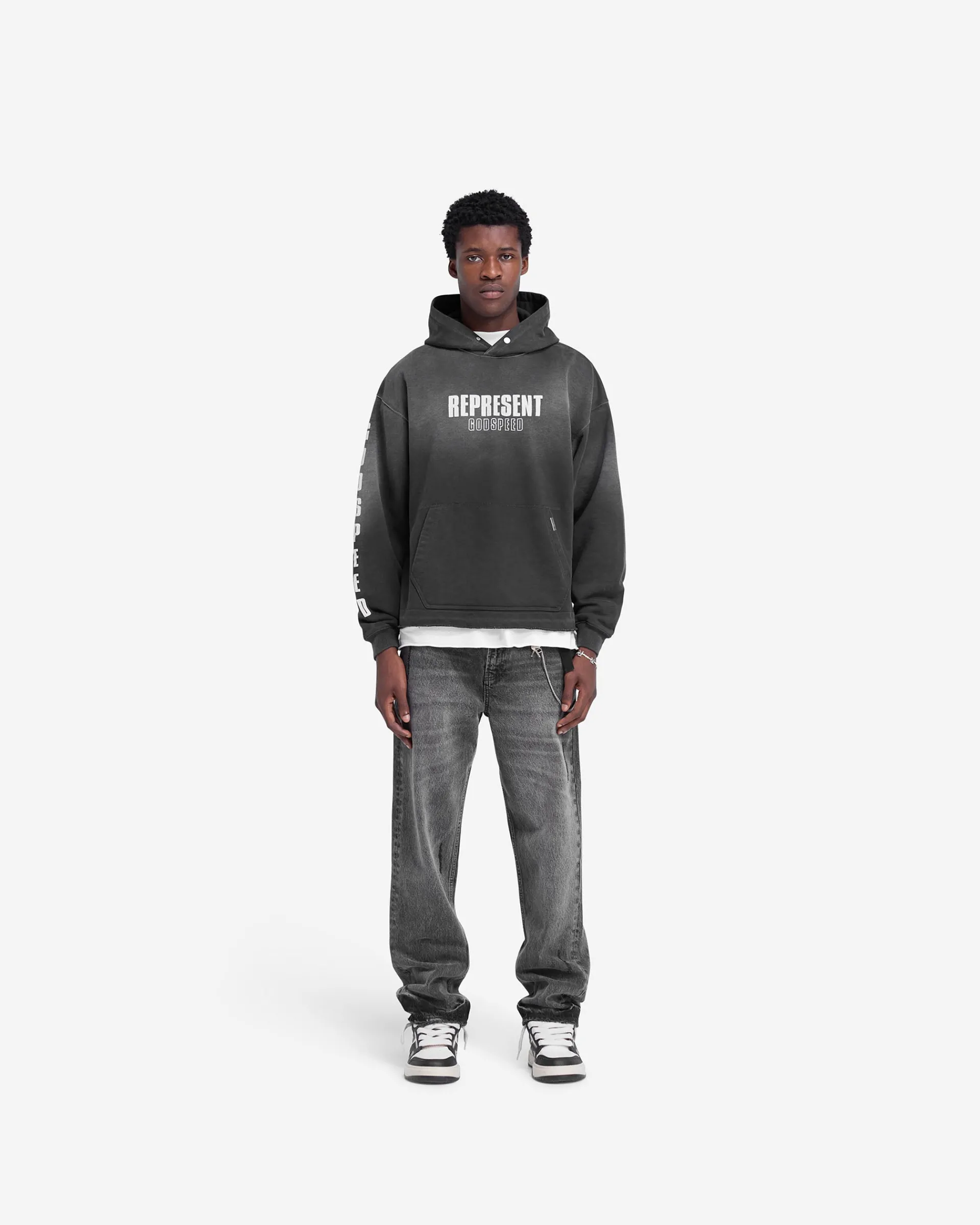 Represent Godspeed Hoodie - Aged Black> Hoodies