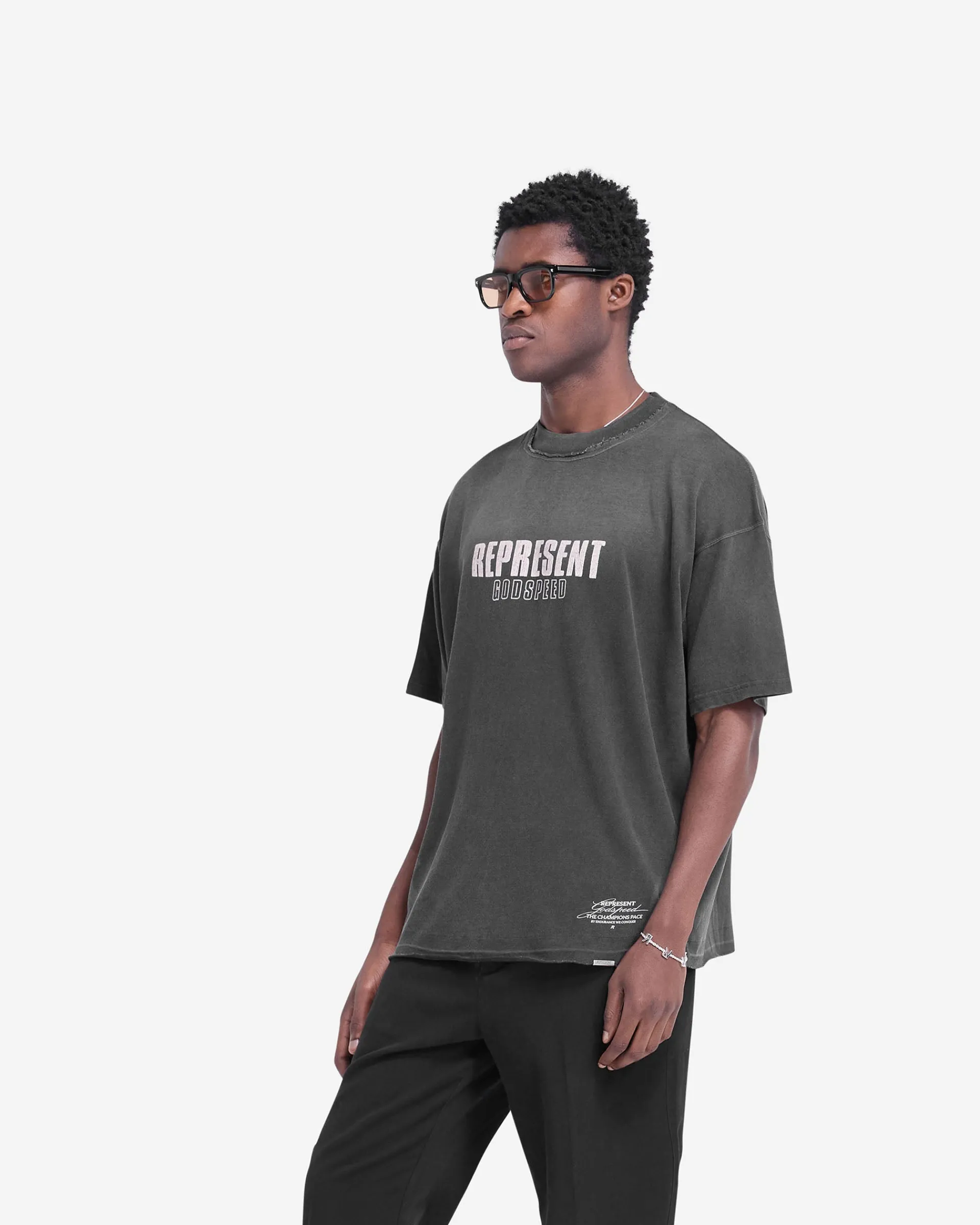 Represent Godspeed T-Shirt - Aged Black> T-Shirts